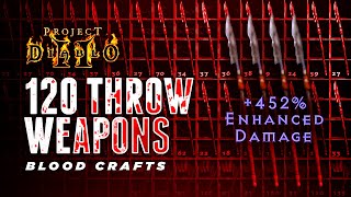 120 Throw Blood Crafts - Project Diablo 2 (PD2)