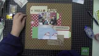 Process Video 124: Scrapbook Layout:  So Very Proud