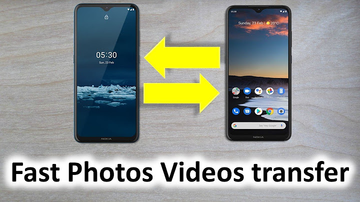 How to get photos from one phone to another