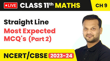 Straight Lines - Most Expected MCQ