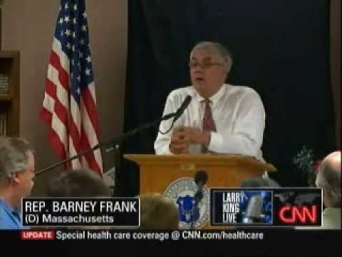 Barney Frank Confronts Woman At Townhall Comparing Obama To Hitler ...