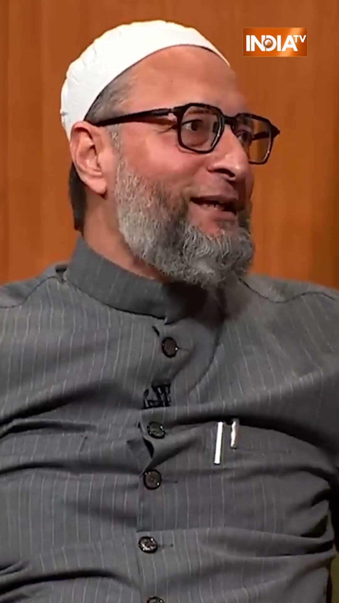 #aapkiadalat के लिए देखें क्या बोले ओवैसी ? | #owaisi #rajatsharma #viralvideo #indiatv #shorts