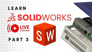 Solidworks Tutorial Live | Part 3 | Sketching fundamentals