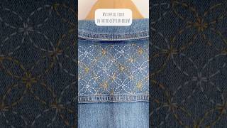 Thrift Flipping A Denim Jacket With Sashiko