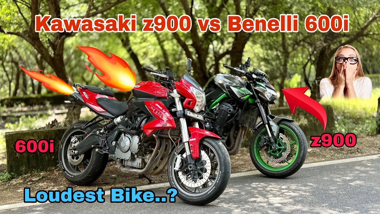 Kawasaki Z900 vs Benelli 600i – Exhaust Sound Test & Comparison 