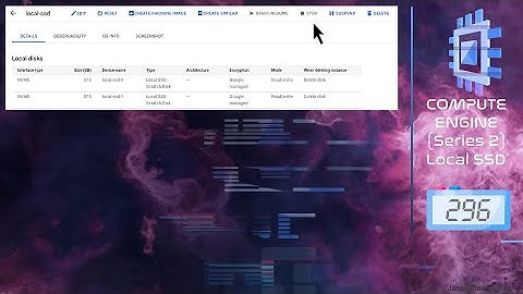 GCP Local SSD