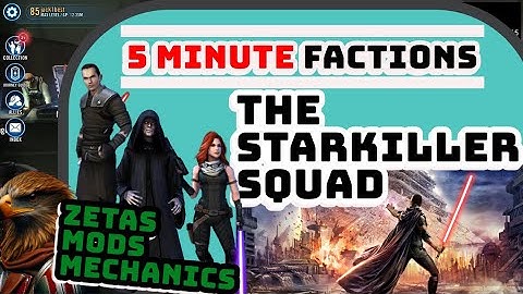 IN DEPTH SWGOH STARKILLER Team GUIDE in UNDER 8 minutes! Mods, Zetas, etc!