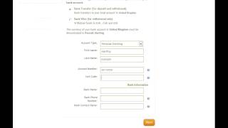 Adding A Uk Bank Account To Your Alertpay Account