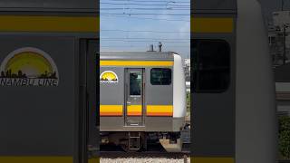 JR東日本 南武線 E233系8000番台 N13編成 → (山側・鉄道サイドビュー) 【JR EAST 2023.6 / TRAIN SCAN】