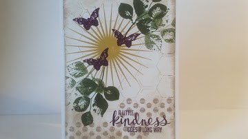 Kinda eclectic stampin up card.