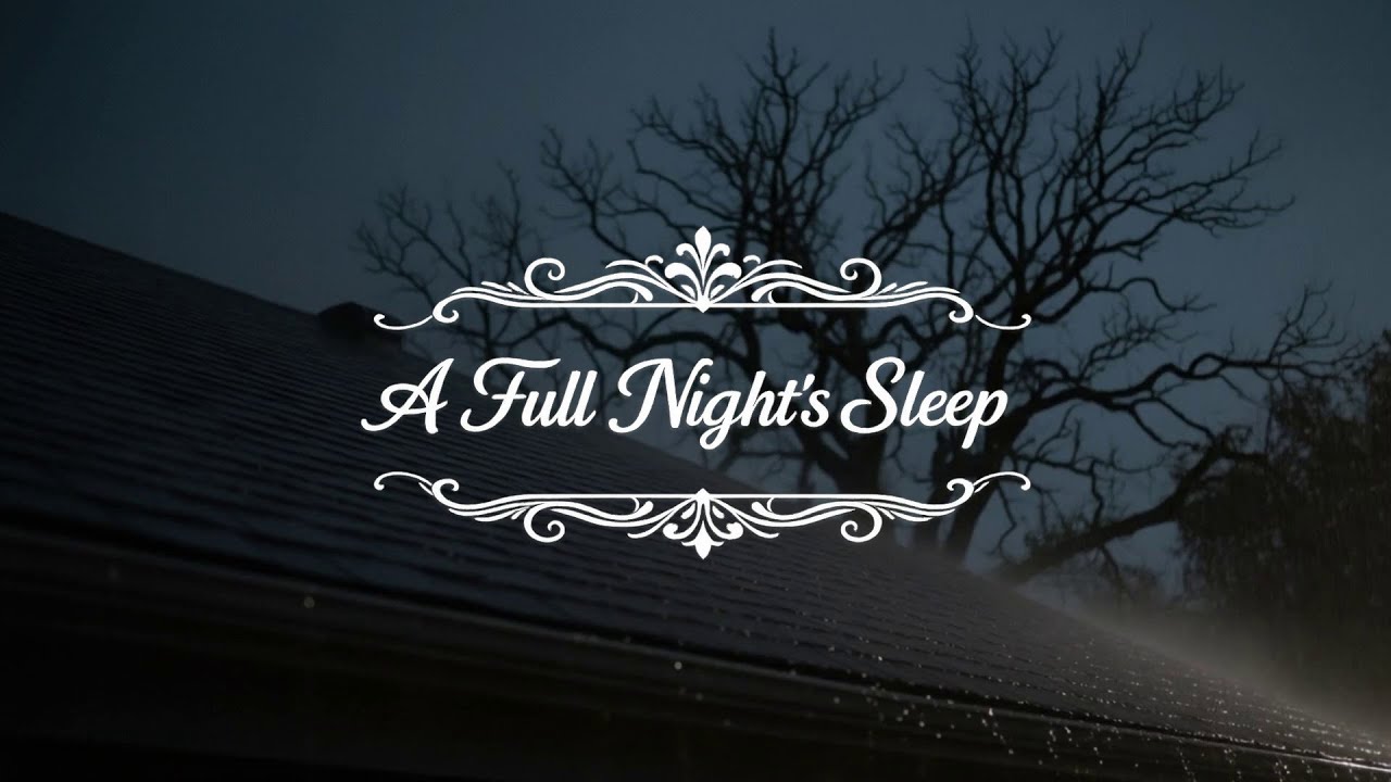 Soothing Night Rainstorm – Thunder Sounds for Deep Sleep & Calm Relaxation