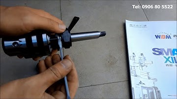 Hướng dẫn lắp đầu cặp mũi khoan chống tuôn WDDM