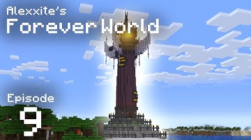 I built a GIANT Eyeblossom Lighthouse in my Minecraft Forever World!
