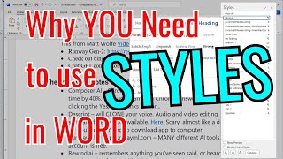 Word Power User: STYLES 101 screenshot 3