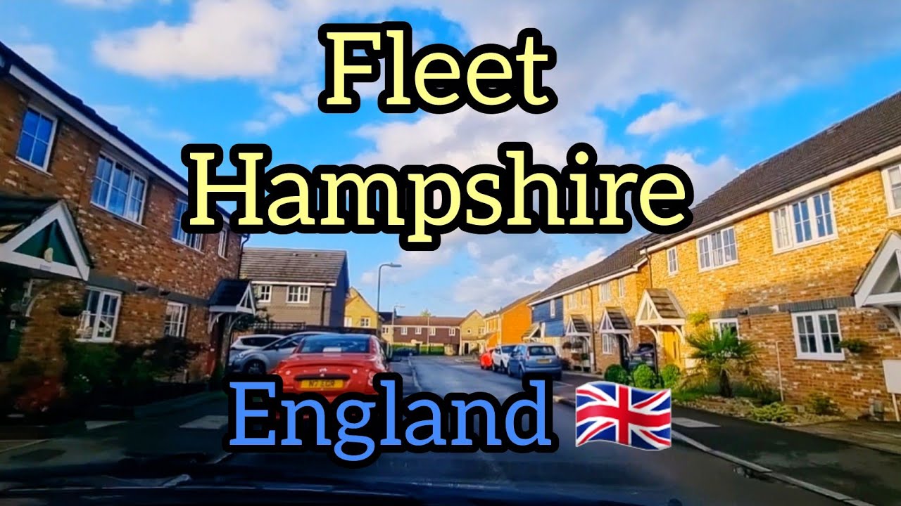 Fleet - Hart -  Hampshire - England 🇬🇧 - Road Tour