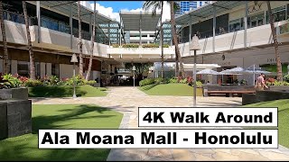 Ala Moana Mall Tour - Honolulu - 4K