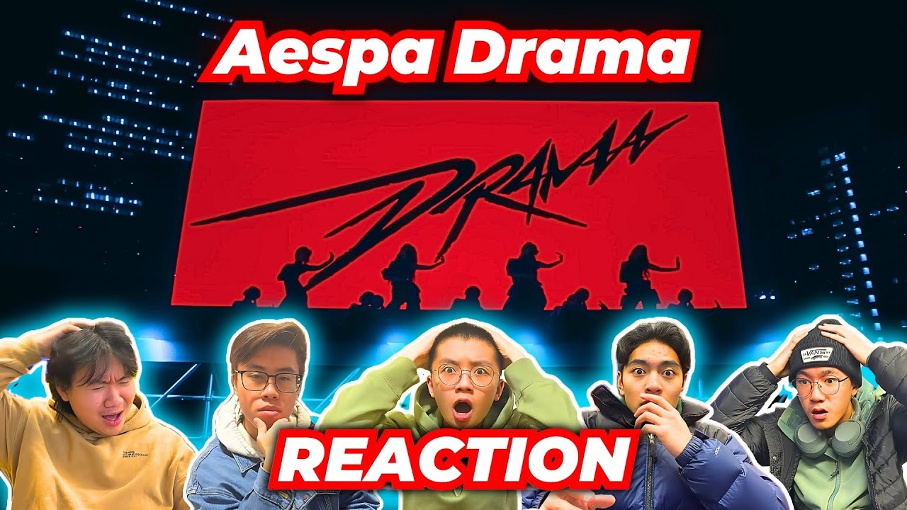 FIRST TIME REACTING TO AESPA DRAMA