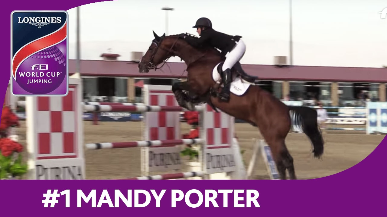 #1 Mandy Porter - Thermal | Longines FEI World Cup™ Jumping 2016/17 NAL | HITS Desert Classic horseshoe bend
