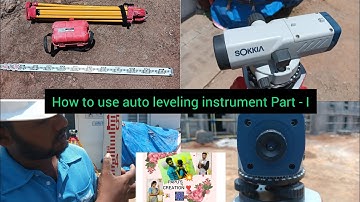😍How to use Auto leveling instrument in Tamil #civilengineering #civil #construction #survey #tamil