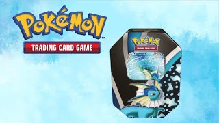 Unboxing Pokemon Vaporeon V Tin 2