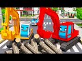 Bagger pol und freunde  autos fr kinder  bagger kinderfilm deutsch