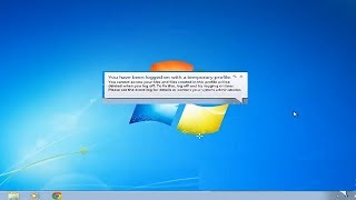 Fix | You have been logged on with a temporary profile | How to fix Temporary Profile Login error