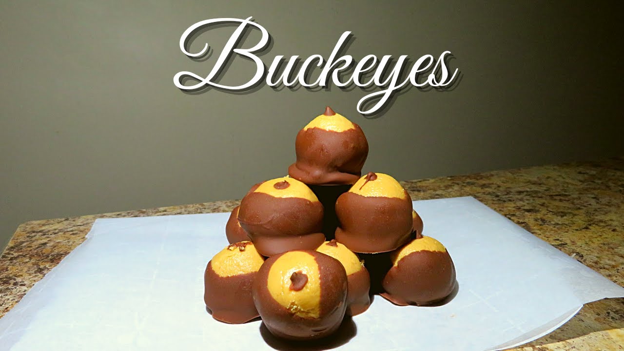 Buckeyes Recipe | Christmas Candy Recipes | Chocolate Peanut Butter Balls Recipe