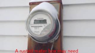 Rusted Electric Meter Box Plainfield IL