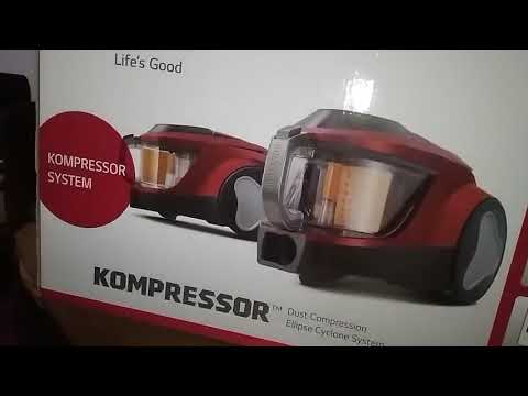 ريفيو عن مكنسه ال جي بنظام باجلس الجديده