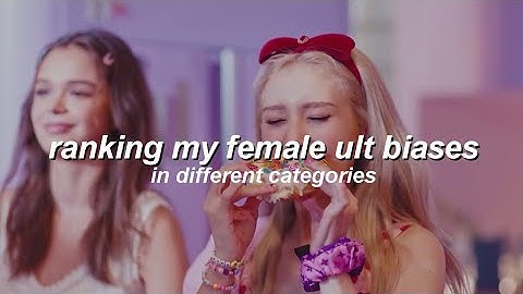 ranking my gg ult biases in different categories