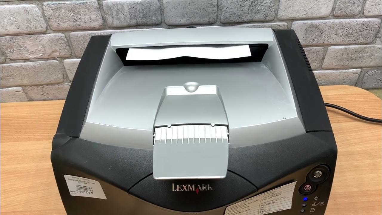 Лазерный принтер Lexmark E232 YouTube