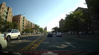 Naked woman walking in the middle of busy intersection.