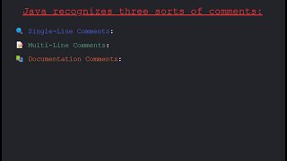 Java Your Way   Comment In Java  @-JavaYourWay  #JavaYourWay  - EP2 Update