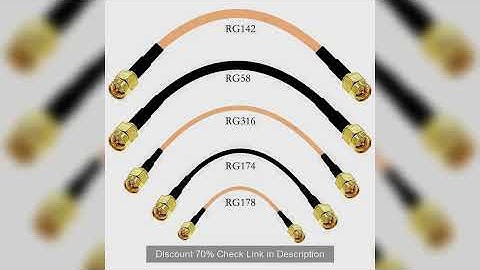 SMA Male to SMA Male Plug Jack RF Connector Pigtail Extension Cable RG174 RG178 RG316 RG58 RG142