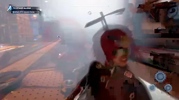 Marvel's Avengers Black widow vs Monica and aim Bots