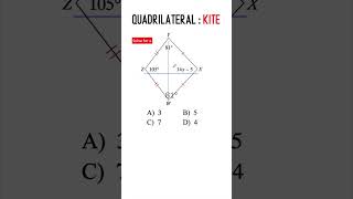 Review on Quadrilaterals : KITE #math #geometry #mathematics
