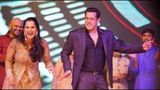 Salman khan & sania mirza dancing at sister's sangeet event superb
exclusive video !!!