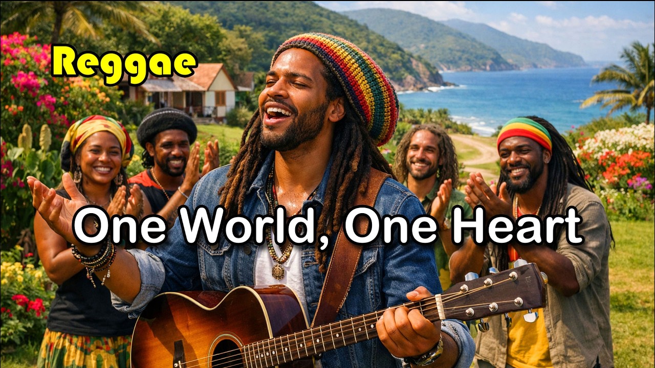 One World One Heart | Uplifting Reggae Anthem 🌍 #ReggaeLovers  #foryou #reggaemusic