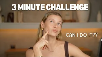 3 Min Makeup Challenge