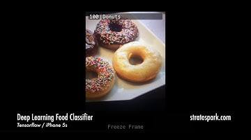 Deep Learning Food Classifier Demo on iPhone with Tensorflow
