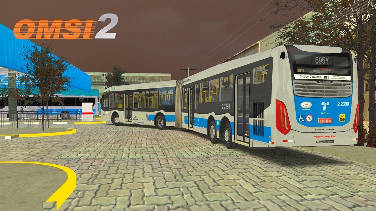 [OMSI 2] 695Y-21 T. Parelheiros → Est. Autódromo | Caio Millennium BRT II | SP-Extremo Parelheiros