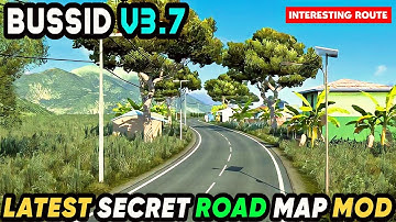 LATEST SECRET ROAD MAP MOD For Bus Simulator Indonesia || Bussid V3.7.1 || Offroad Gamers ||