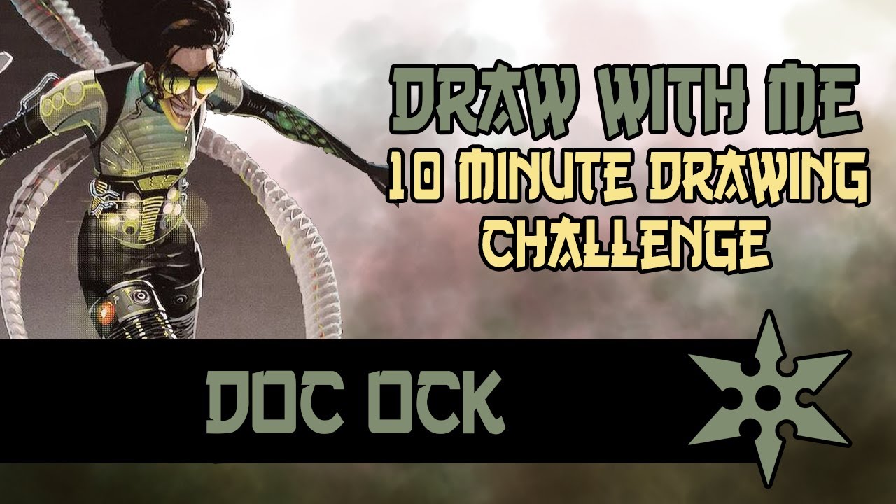 Draw with me! #docock - 10 Minute Drawing Challenge #artchallenge # ...