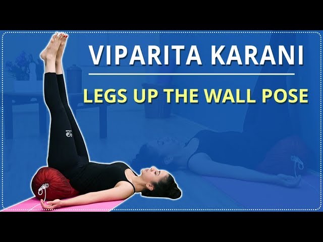 Man doing Legs up the Wall pose Viparita karani stretch exercise. Flat  vector illustration isolated on white background 16120655 Vector Art at  Vecteezy