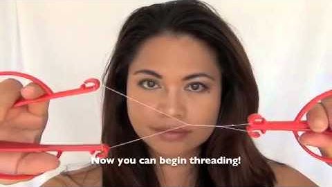 Eyebrow Threading Video Tutorial