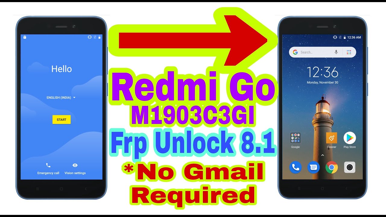 Redmi Go Frp Bypass