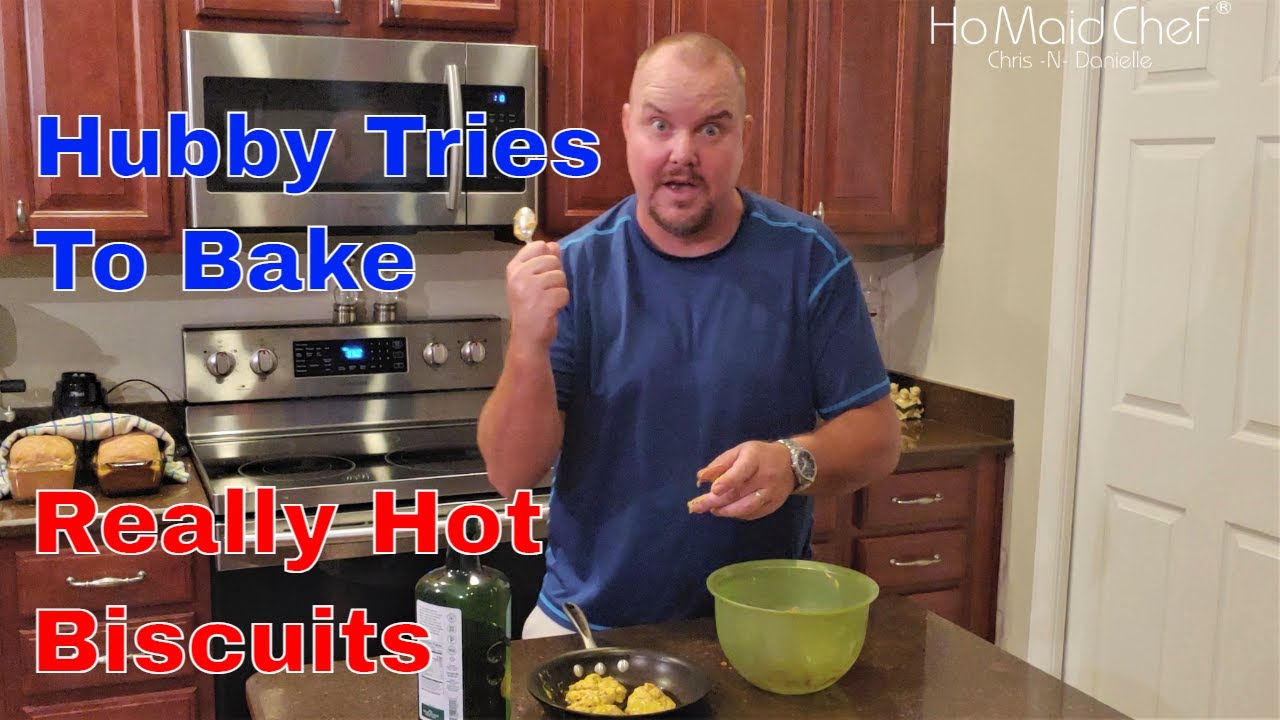 Hubby Trying To Bake Habanero Jalapeno