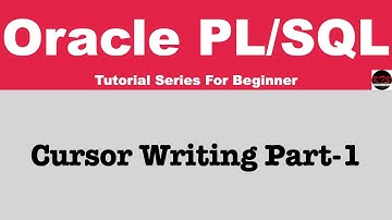 PLSQL Cursor Writing - Part1 | Cursor in PLSQL | KSDTechno Space