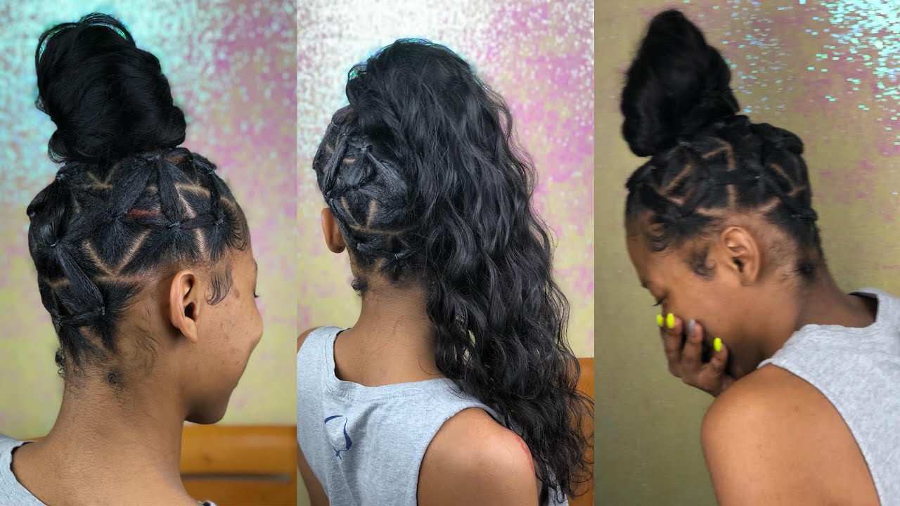 India Love Inspired Rubber Band Ponytail  Nadula Hair 
