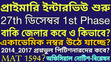 PRIMARY INTERVIEW DATE PUBLISHED | PRIMARY 2014_2017 INTERVIEW | INTERVIEW NOTICE DISCUSSION | PTET